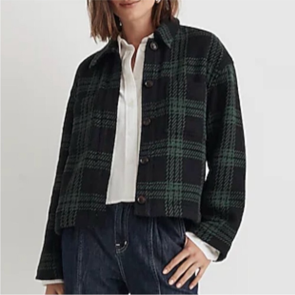 NWT Madewell flannel body shirt jacket